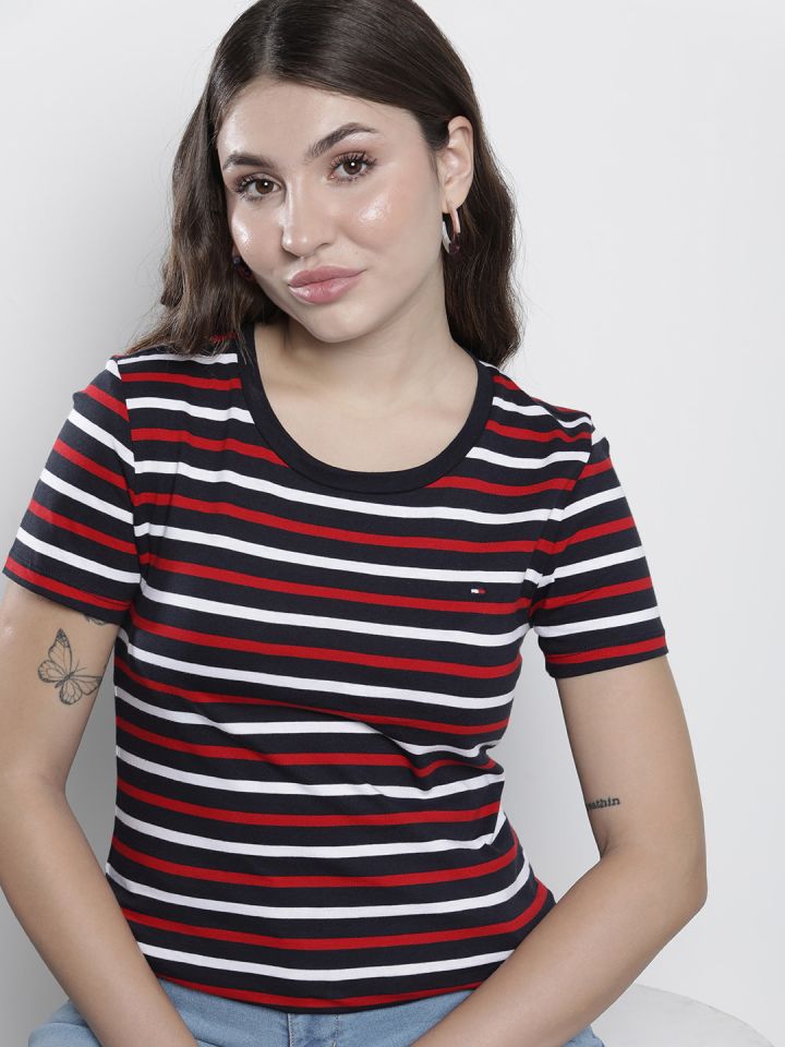Tommy hilfiger striped t shirt discount