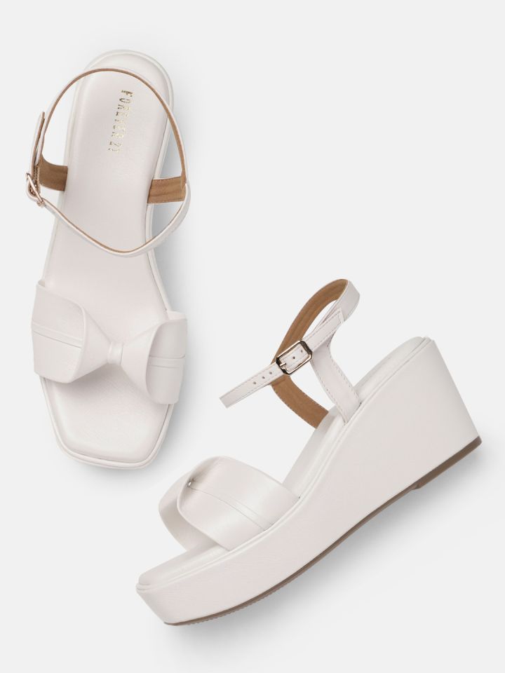 FOREVER 21 PU Flatform Heels