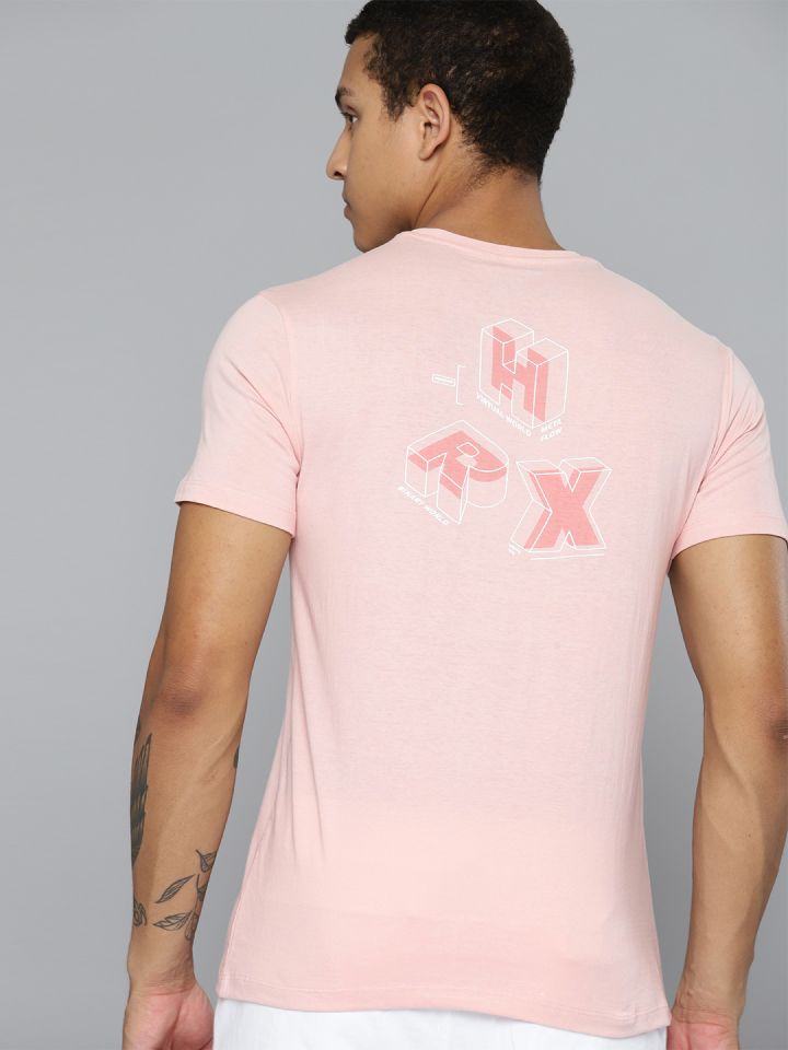 HRX by Hrithik Roshan Men Typography Printed Pure Cotton Bio Finish T-shirt