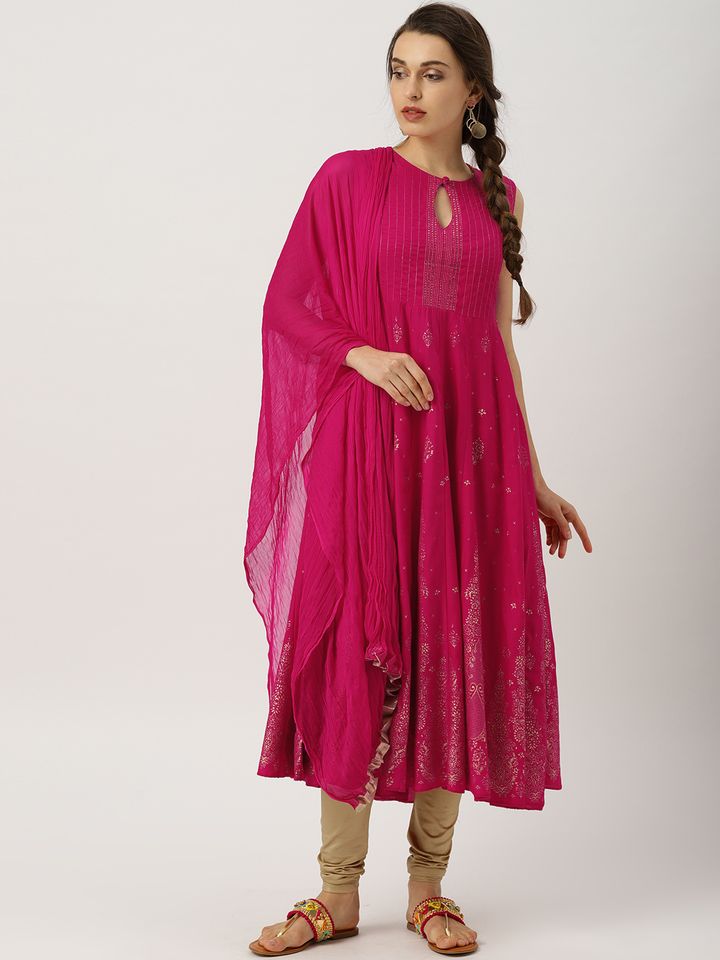 Printed Leggings Dupatta Set Online, 51 