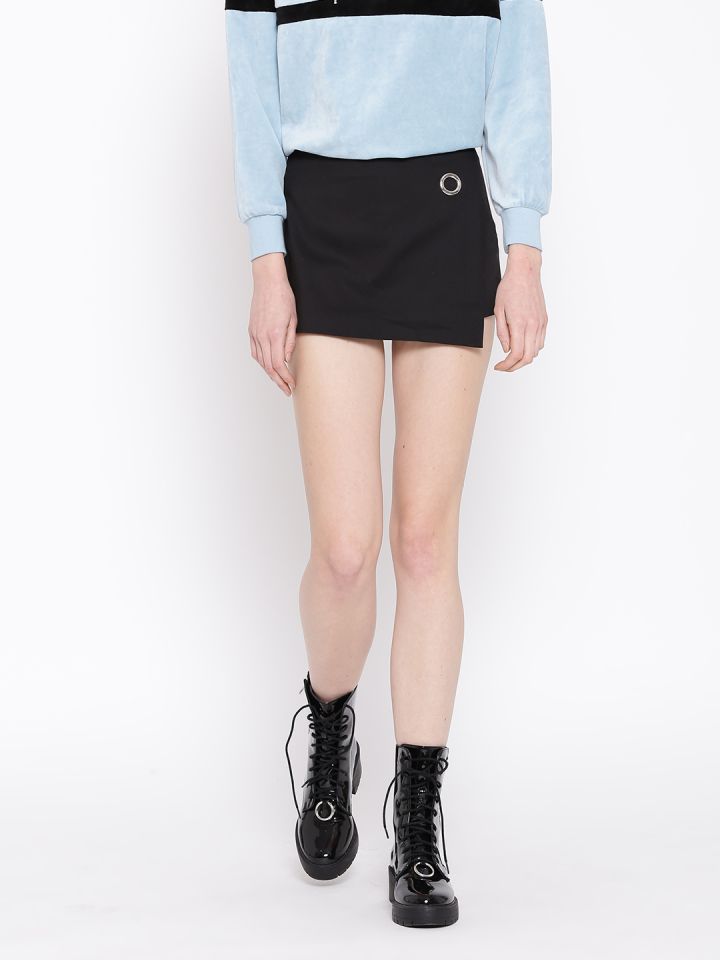 FOREVER 21 Black Mini Skort