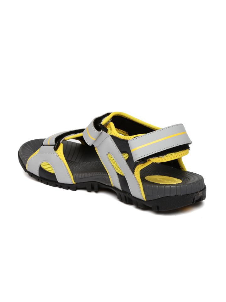 Buy FILA Men Grey Yellow DOC Sports Sandals Sports Sandals for