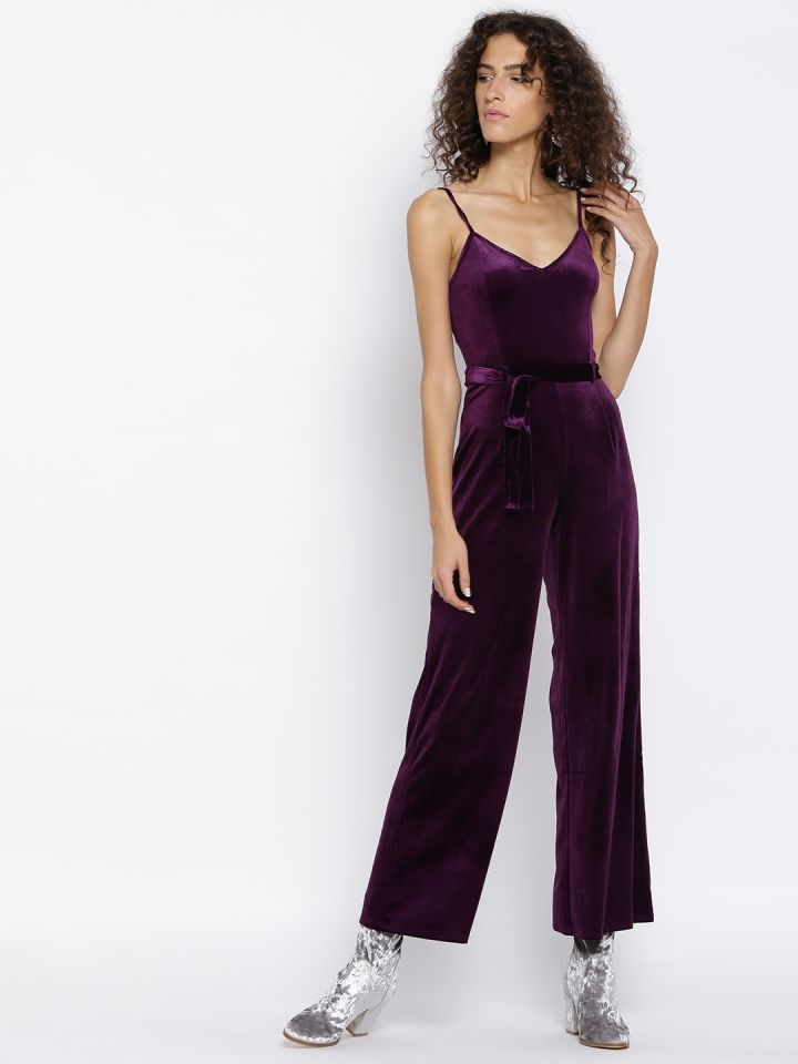 Burgundy jumpsuit forever 21 on sale