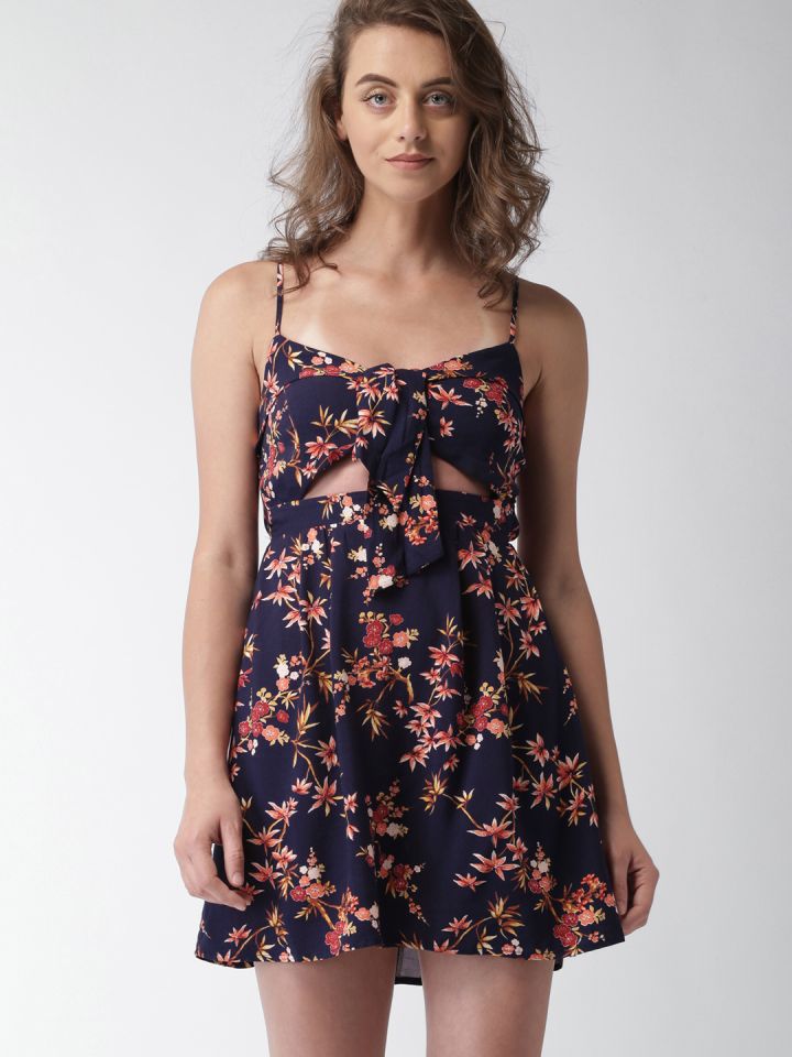 Forever 21 cheap navy blue dress