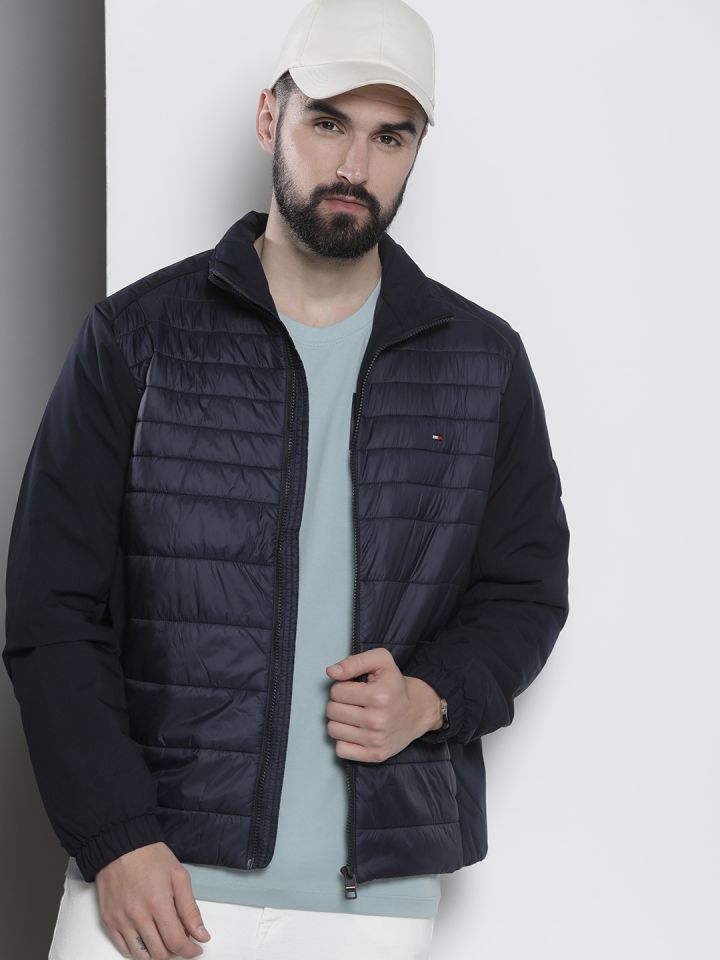Tommy Hilfiger Sustainable Mock Collar Water Resistant Padded Jacket