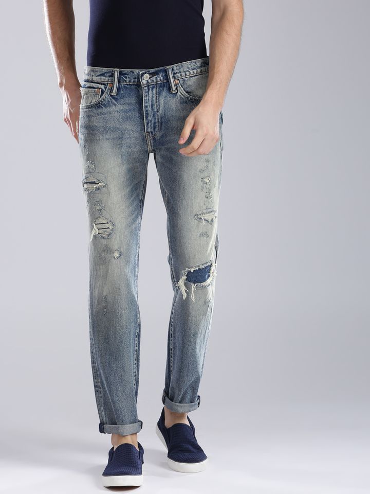 Levi's 511 slim fit distressed jeans clearance