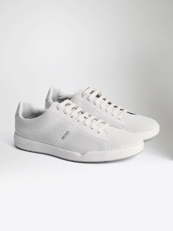 boss white shoes