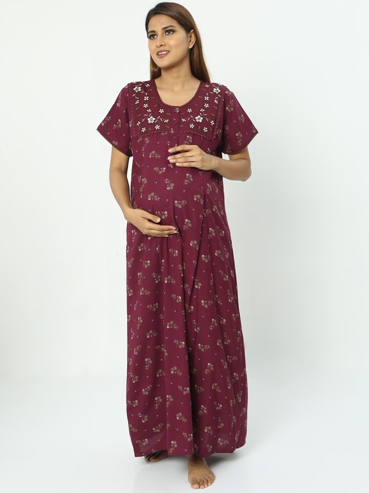Feeding discount nighty myntra