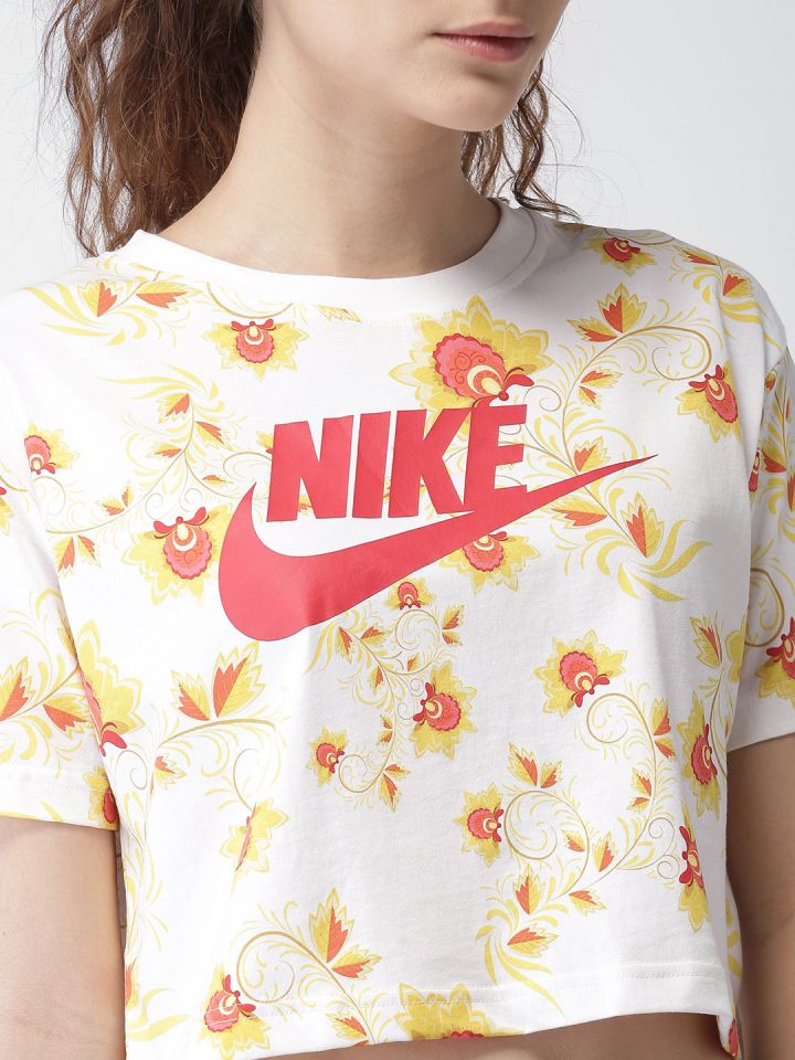 Nike women's deals floral t shirt