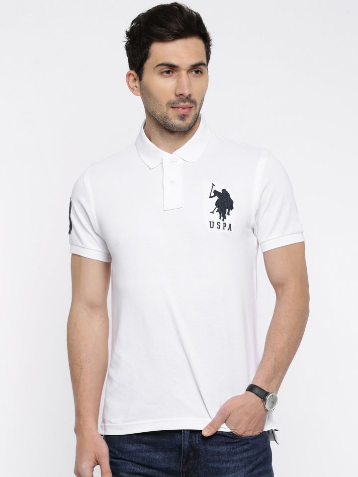 all white polo t shirt