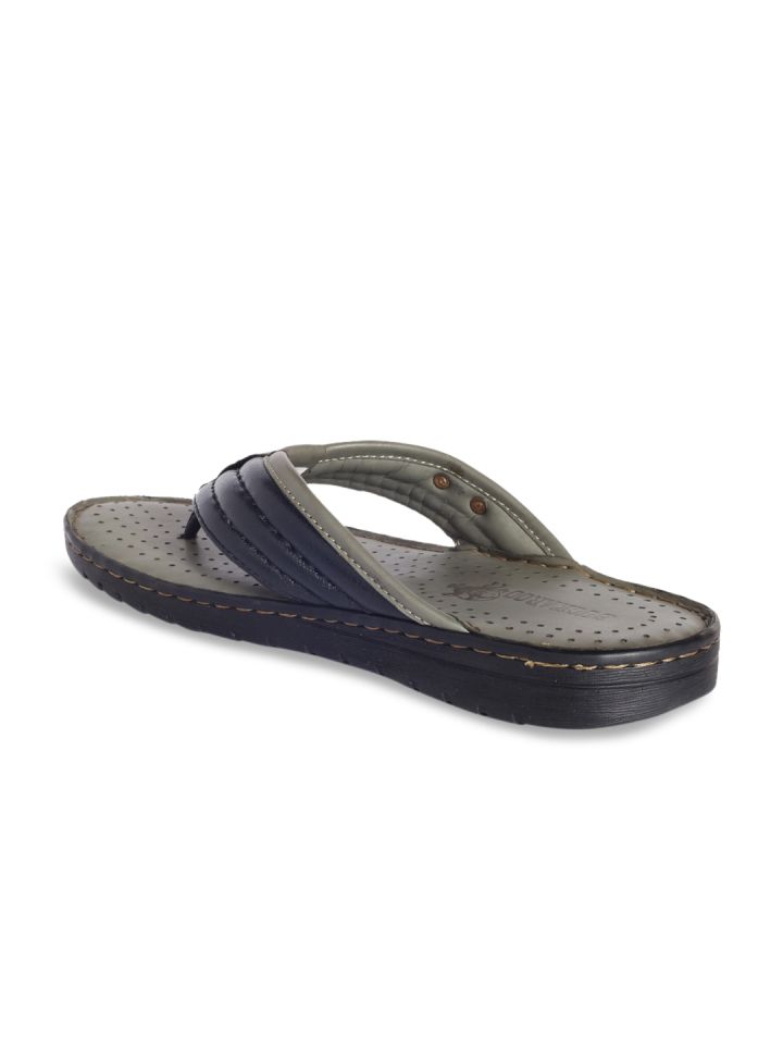 Buy Buckaroo Men Olive Green Leather Sandals Sandals for Men