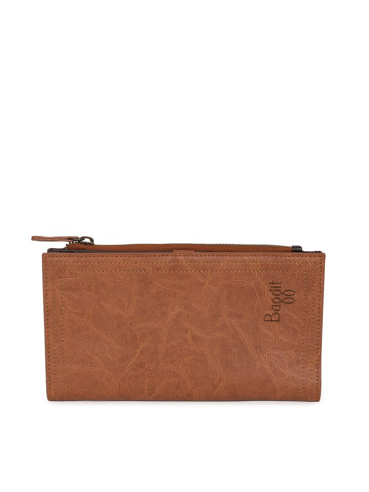 Buy Baggit Men Brown Solid Two Fold GPP BUMPER Wallet Wallets