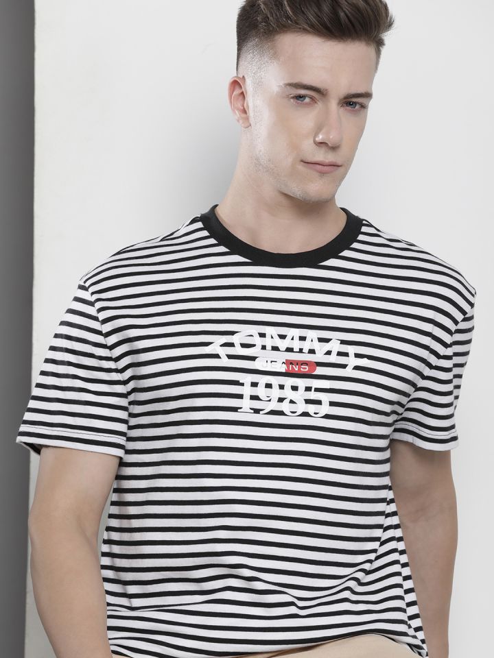 Tommy hilfiger striped t shirt deals