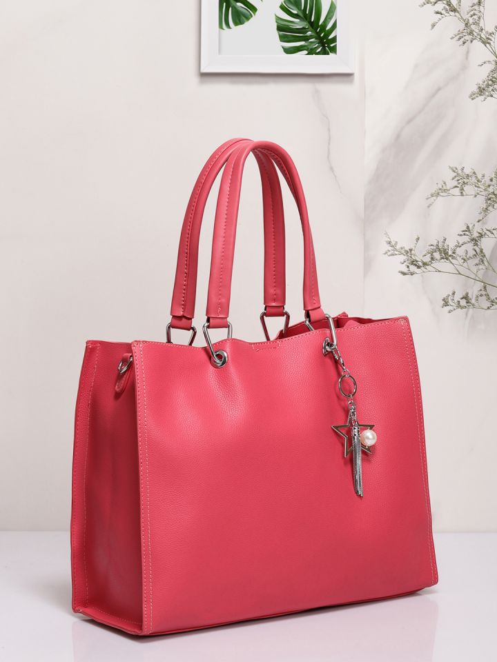 Dressberry pink 2025 solid shoulder bag