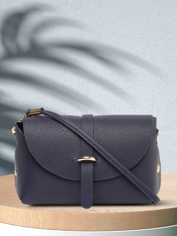 Buy Caprese Navy Blue Printed Sling Bag  Handbags for Women 4443857   Myntra