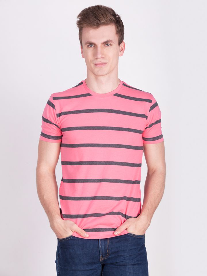 Buy Force NXT Men Pink \u0026 Black Striped 