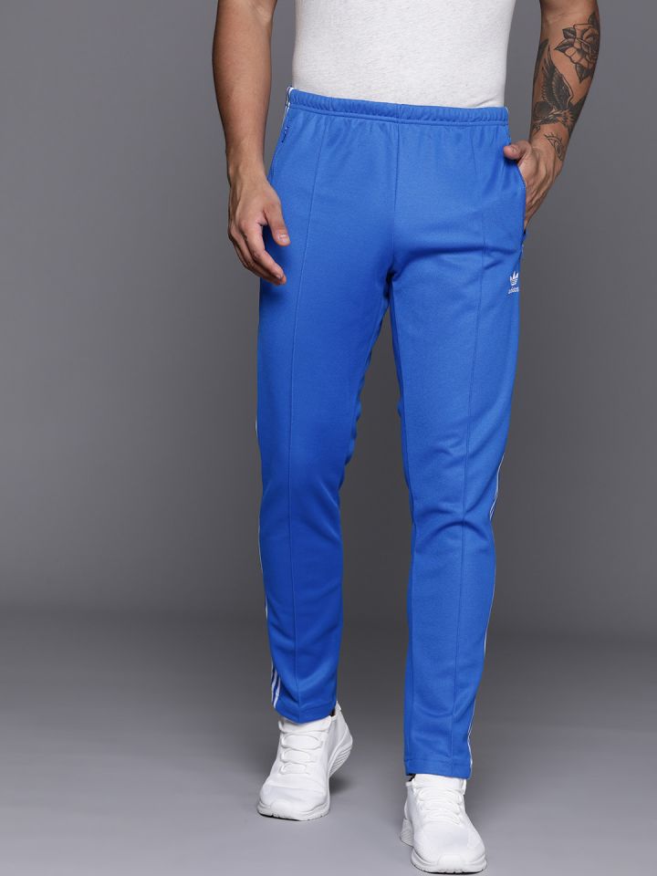 Adidas Women's Blue Version Slim Beckenbauer Track Pants