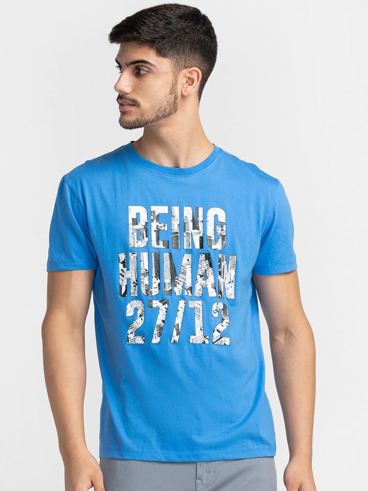 Being human round neck t shirts on sale
