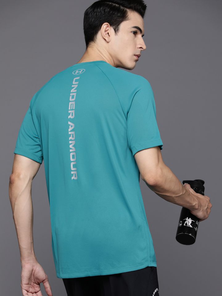 Buy UNDER ARMOUR Quick Dry Tech Reflective Short Sleeves Sports T Shirt -  Tshirts for Men 23742790