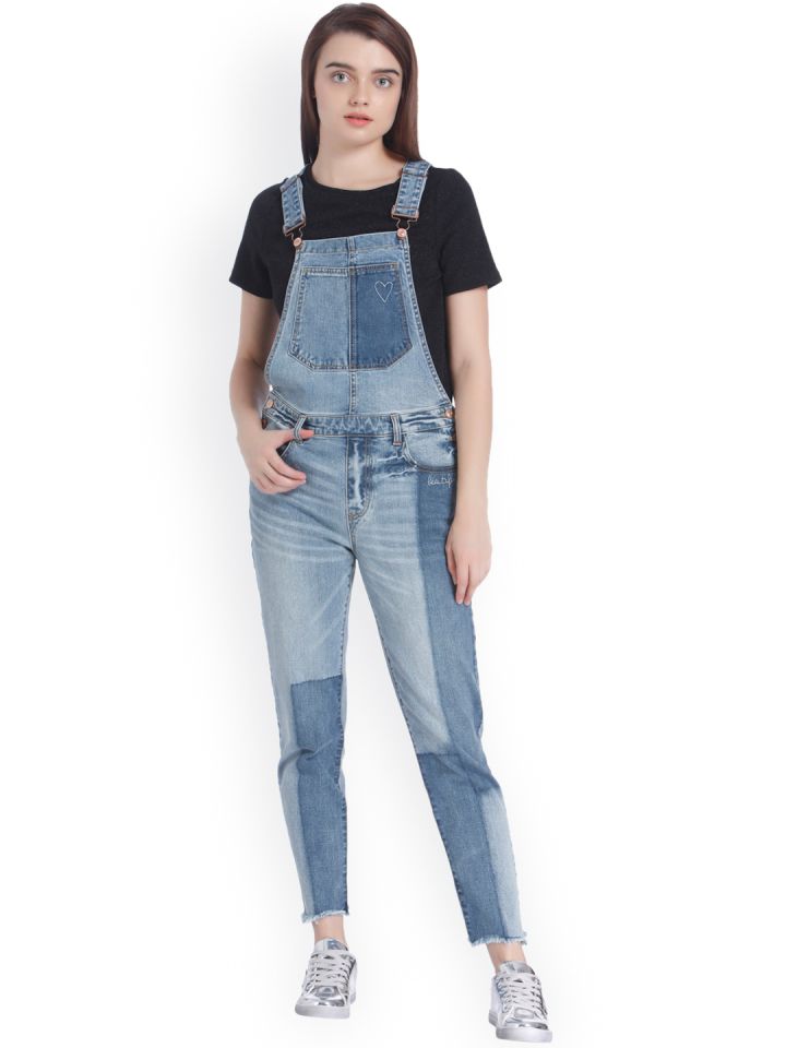 Vero Moda Blue Denim Dungarees