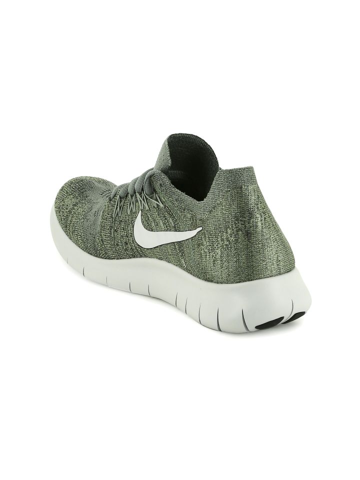 Nike free rn on sale flyknit mujer olive