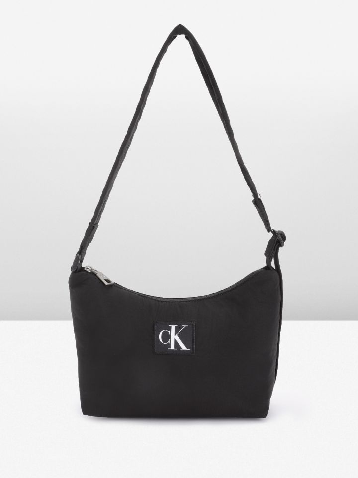 Buy Calvin Klein Structured Sling Bag With Brand Logo Applique