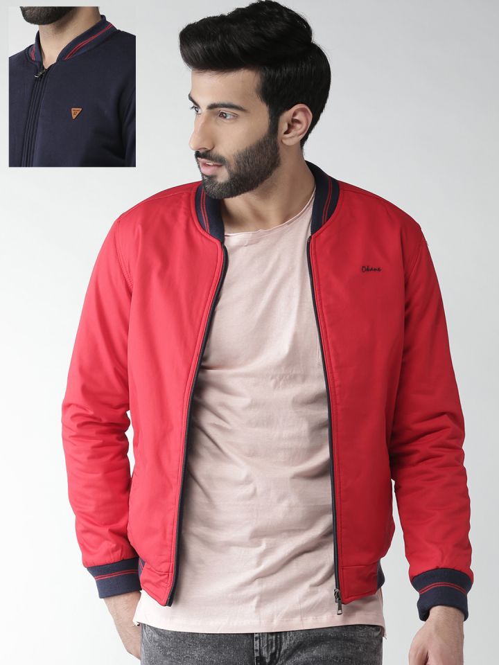 Reversible jacket clearance myntra