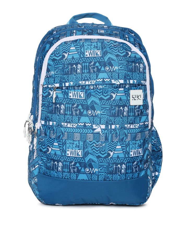 Wildcraft men blue graphic backpack hotsell