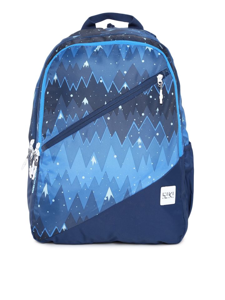 Wildcraft men blue outlet graphic backpack