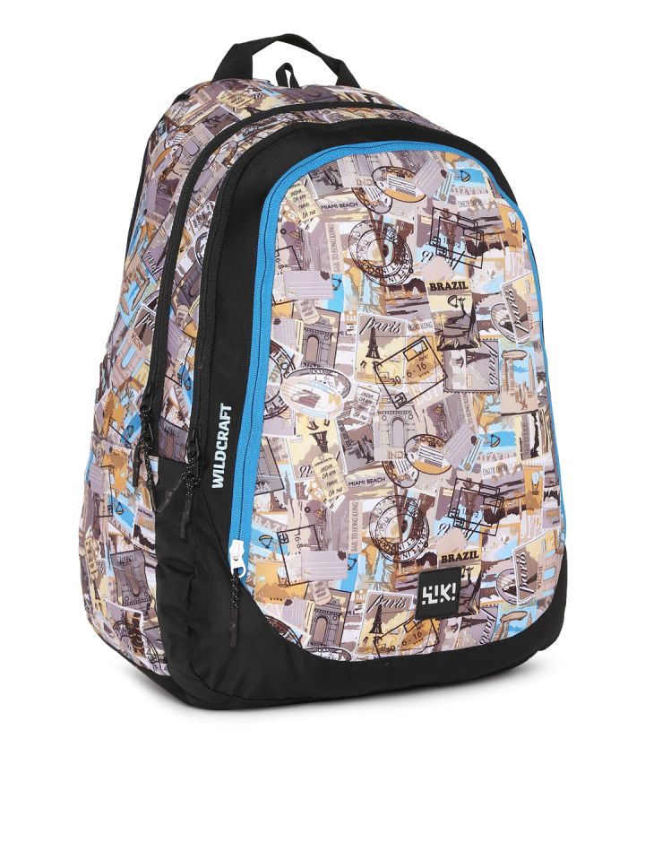 Wildcraft Wiki 6 Stamp Unisex Multicoloured Wiki 6 Stamp Printed Backpack