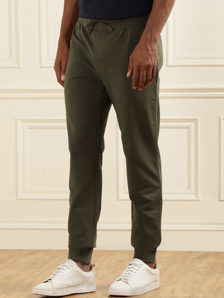 Regular Fit Sweatpants - Khaki green - Men