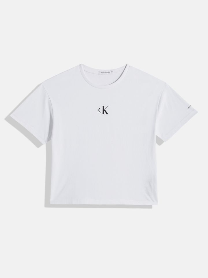 Calvin klein deals girls t shirts