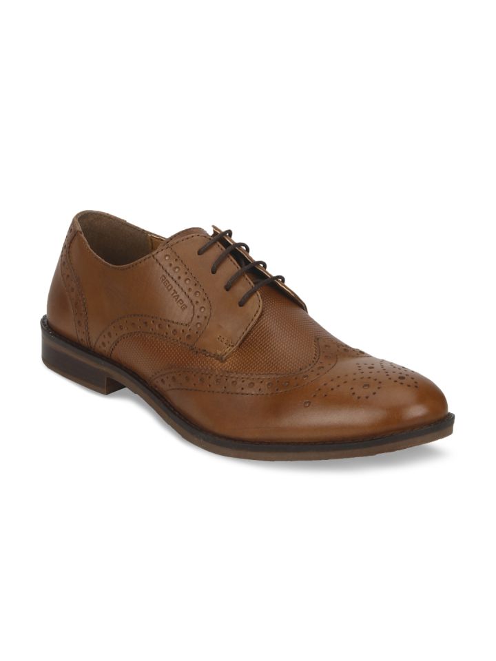 Red tape men's clearance brogue leather formal shoes