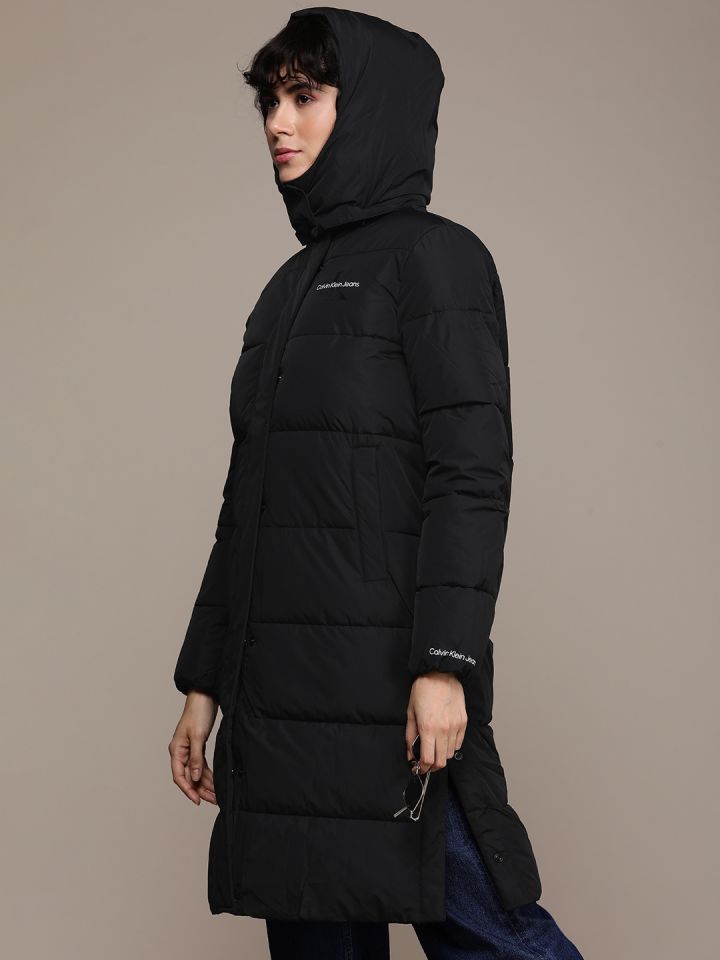 Calvin klein jeans long hot sale line padded jacket