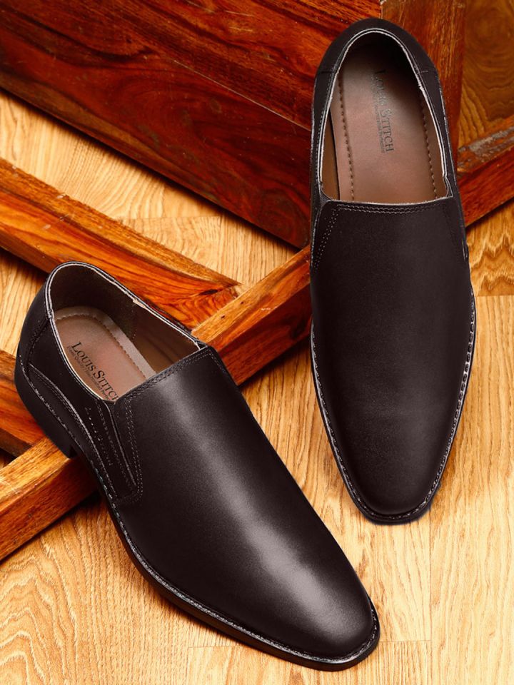 LOUIS STITCH Men Leather Formal Slip On Shoes