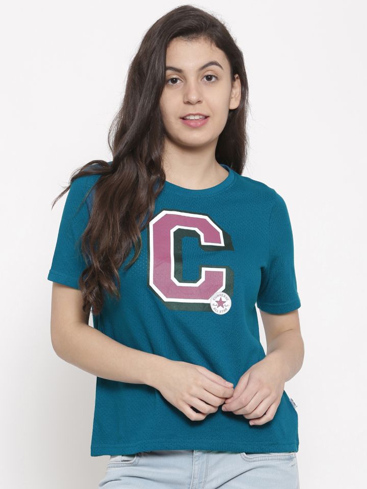 Converse pure teal top
