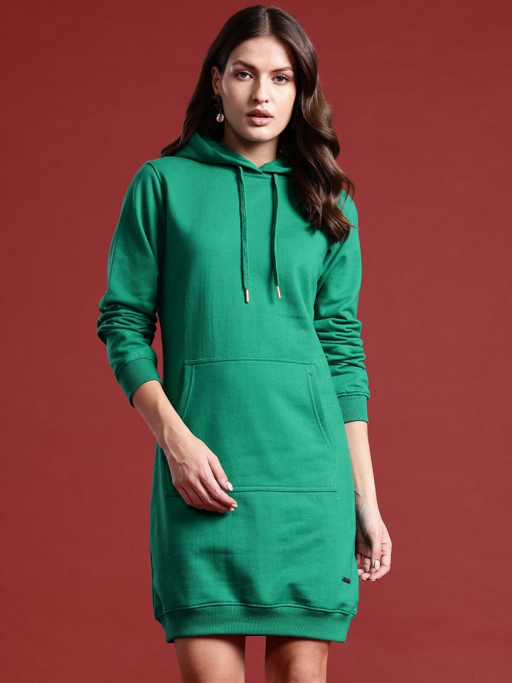 all about you Hooded Sweatshirt Dress