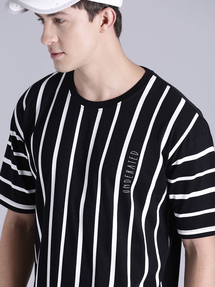 Buy Kook N Keech Men Black Striped 