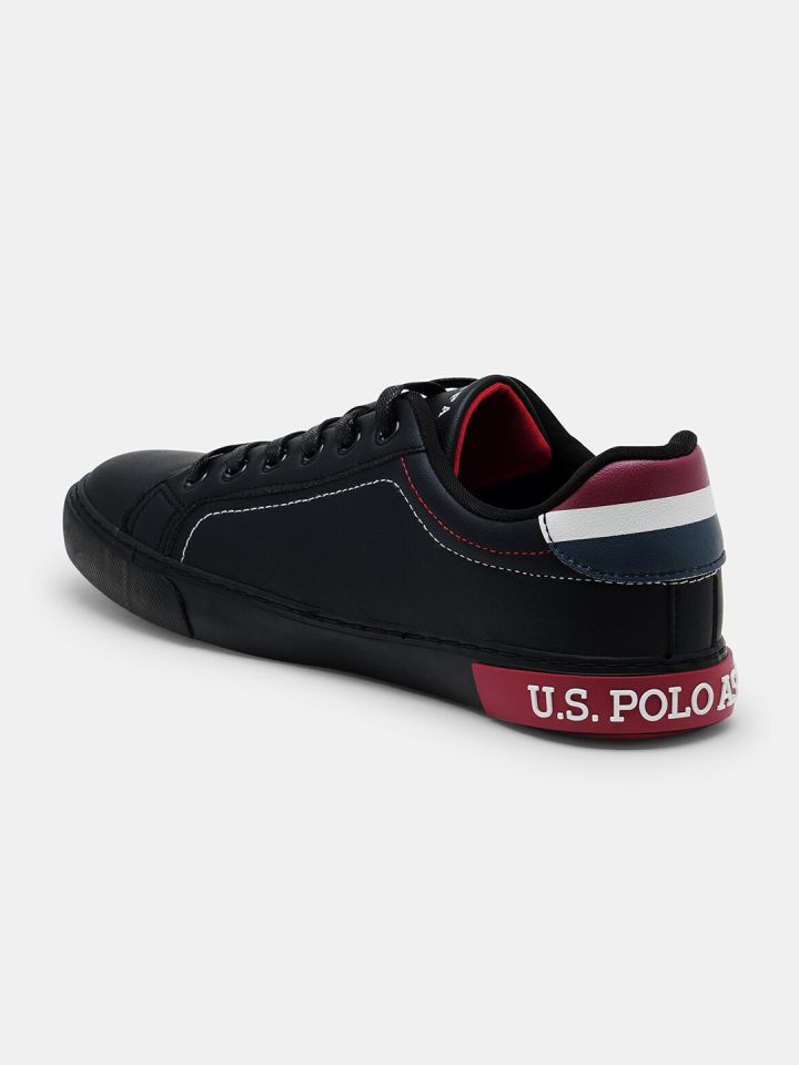 U.S. POLO ASSN. Sneakers : Buy U.S. POLO ASSN. Men Black LINETTI Mid Top  Sneakers Online