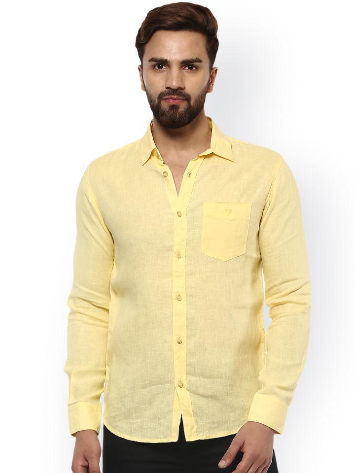 Mufti yellow shirt online