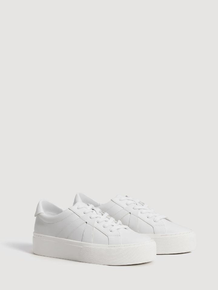 mango white shoes