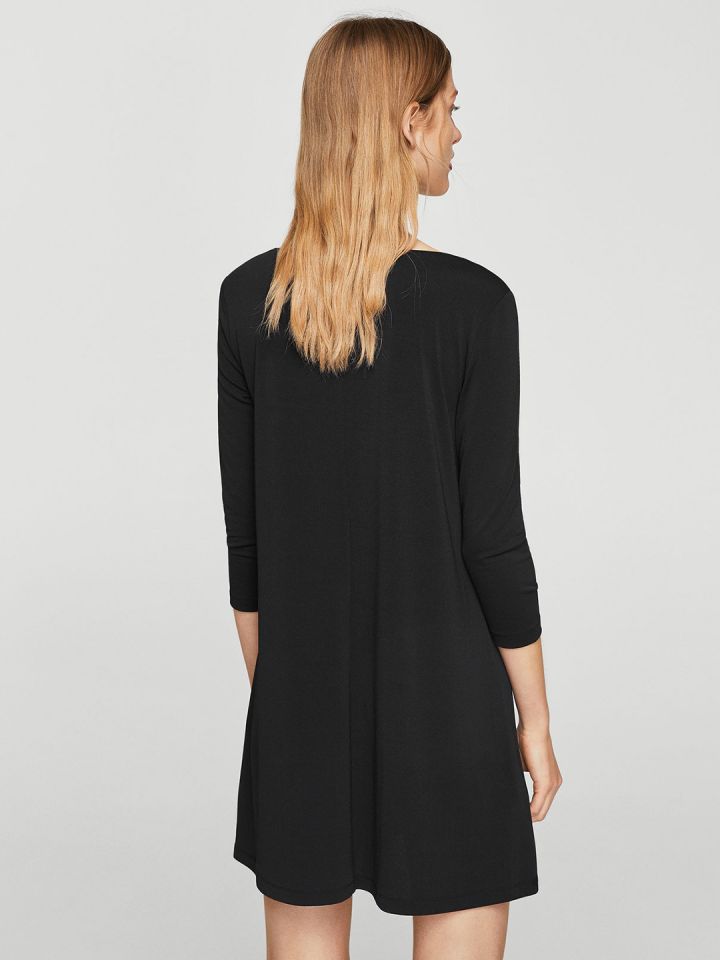Mango black dress 2018 clearance