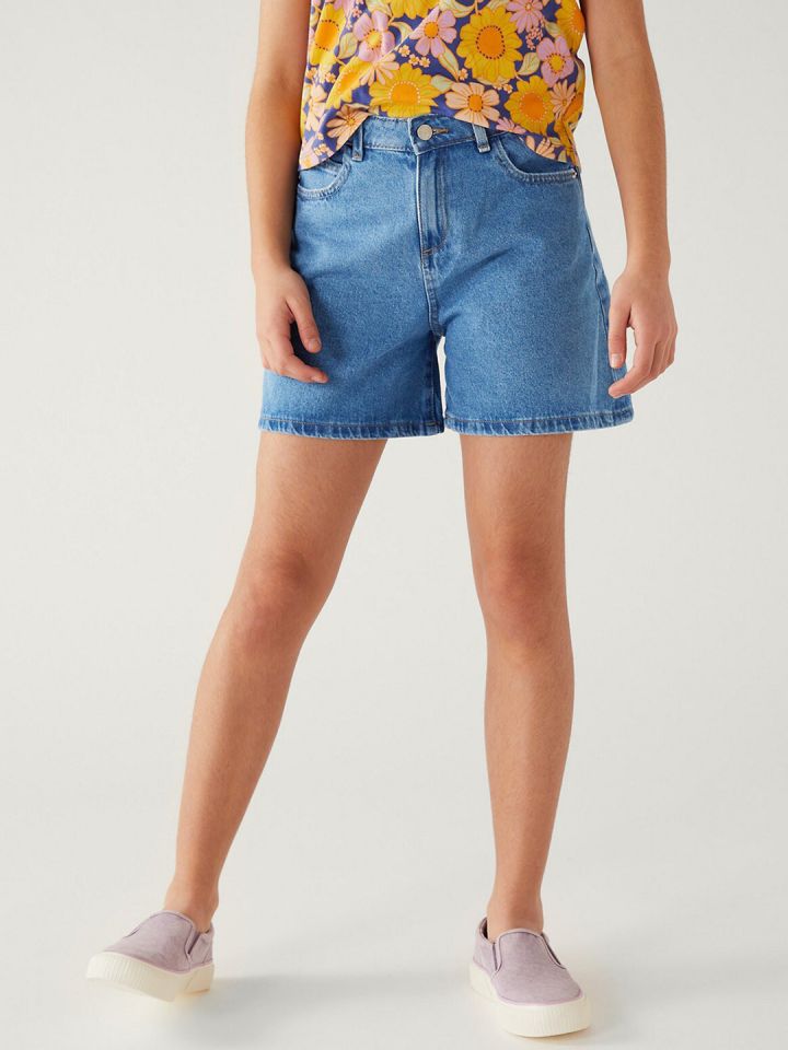 Marks and 2025 spencer denim shorts