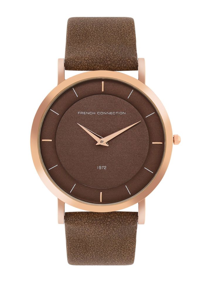 Buy French Connection Men Dial Leather Straps Analogue Watch