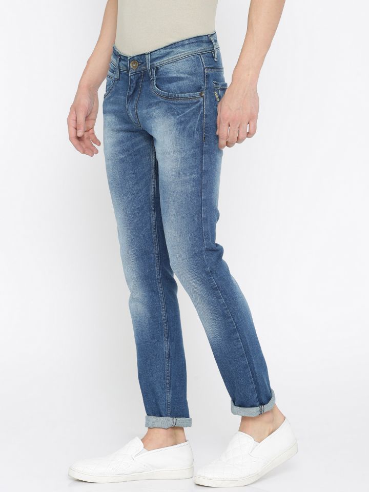 Nature Casuals Men Blue Slim Fit Mid Rise Clean Look Jeans