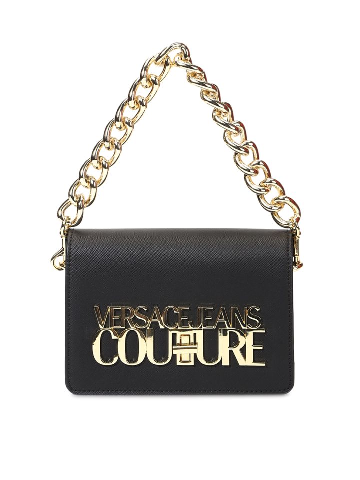 Versace Jeans Couture PU Structured Handheld Bag (Onesize) by Myntra