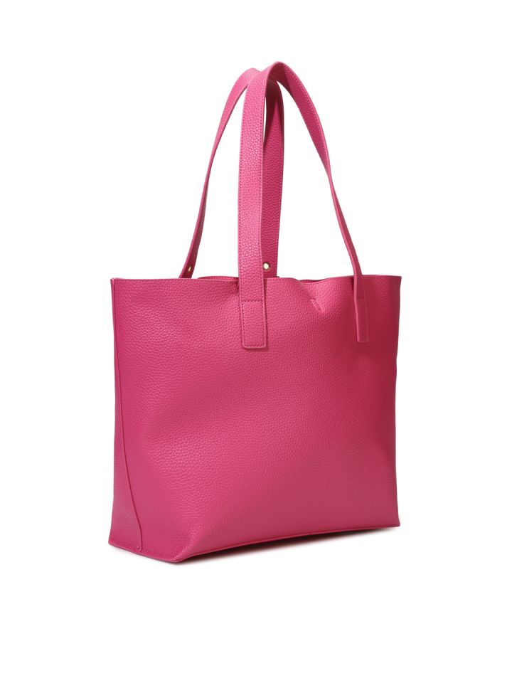 Structured crosshatch tote top bag