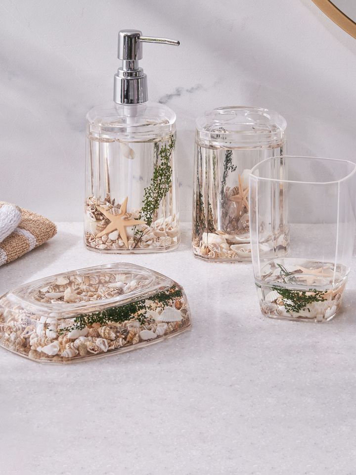 Acrylic soap dispenser discount