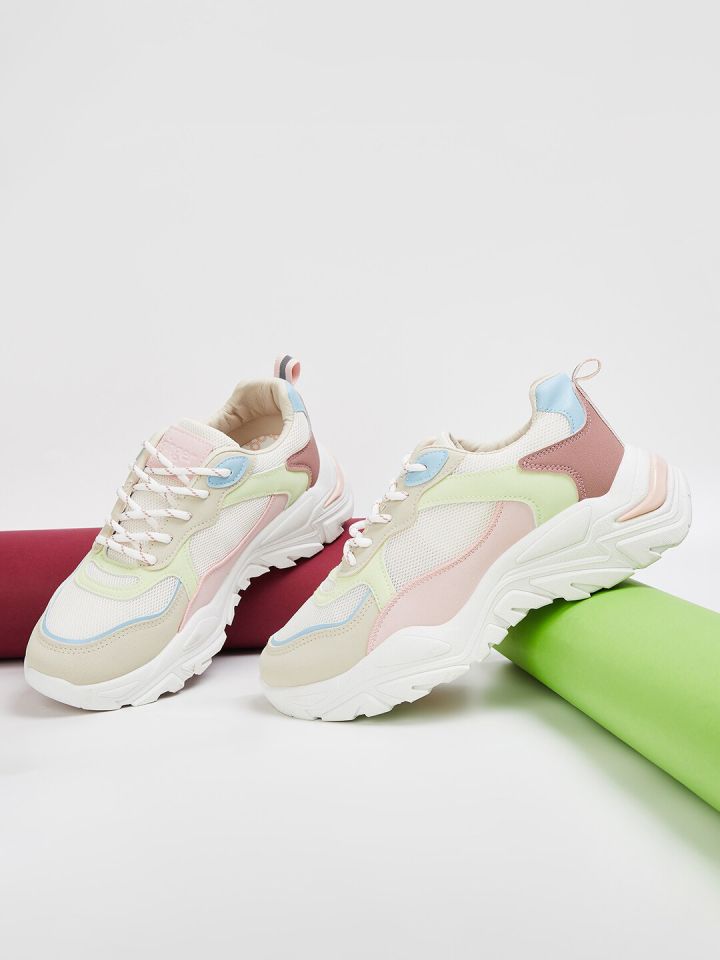 Buy Ginger By Lifestyle Women Colourblocked Sneakers Casual