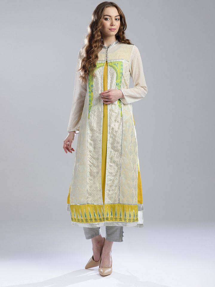 W new arrivals layered kurta